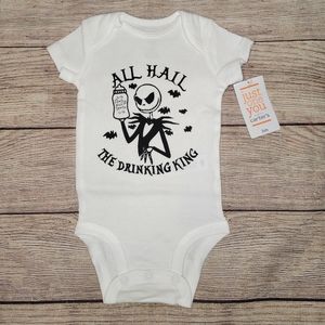 Nightmare before christmas Jack Skellington baby onesie